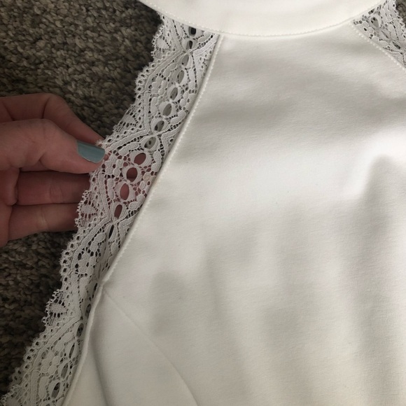 Lulus white lace skater dress size S - Picture 6 of 6